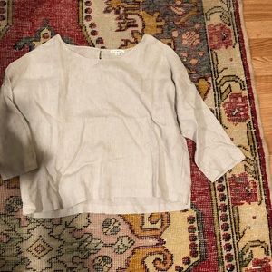 It is Well LA small linen top